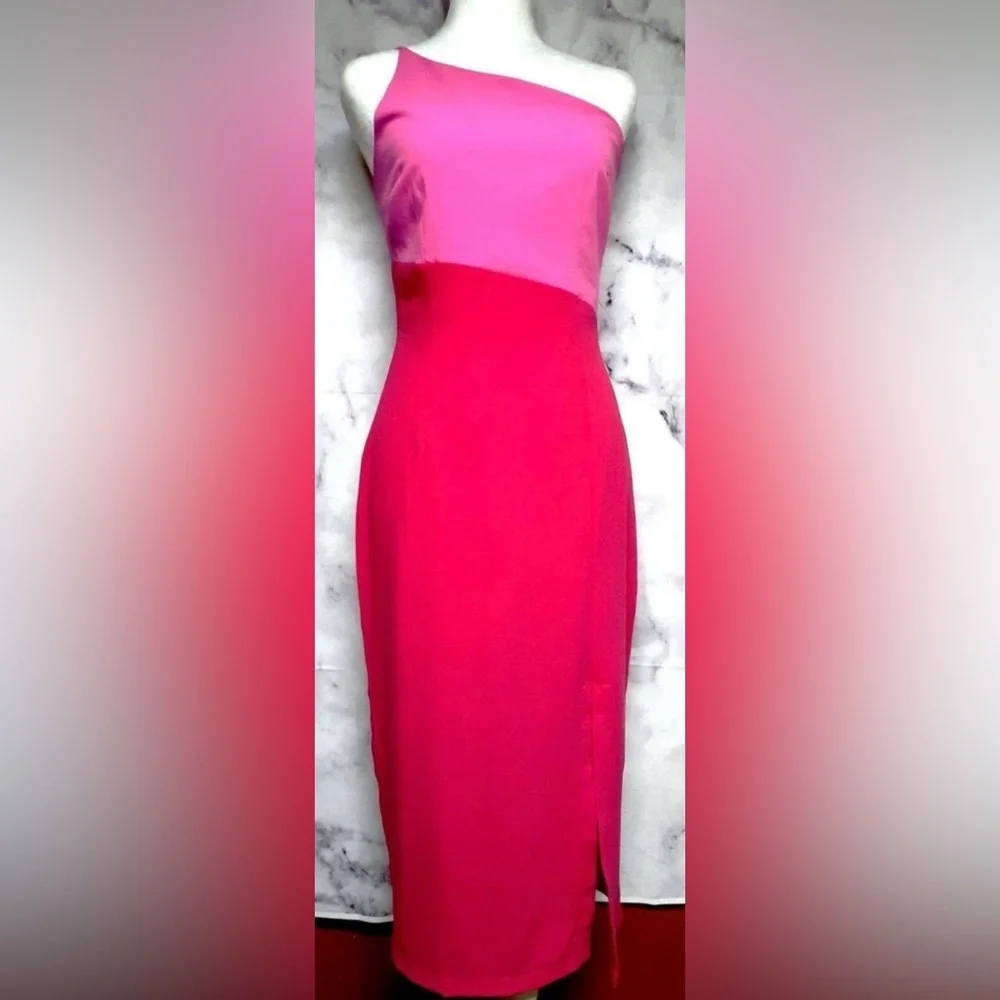 Petal & Pup Xiomar One-Shoulder Midi Dress | NWT | Sz 6 - Picture 2 of 6